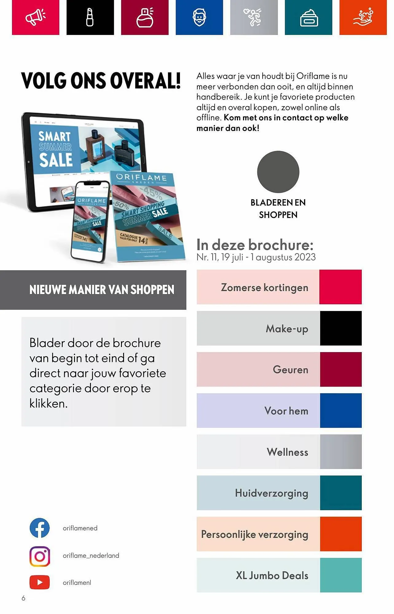 Oriflame folder van 18 juli tot 1 augustus 2023 - Folder pagina 6