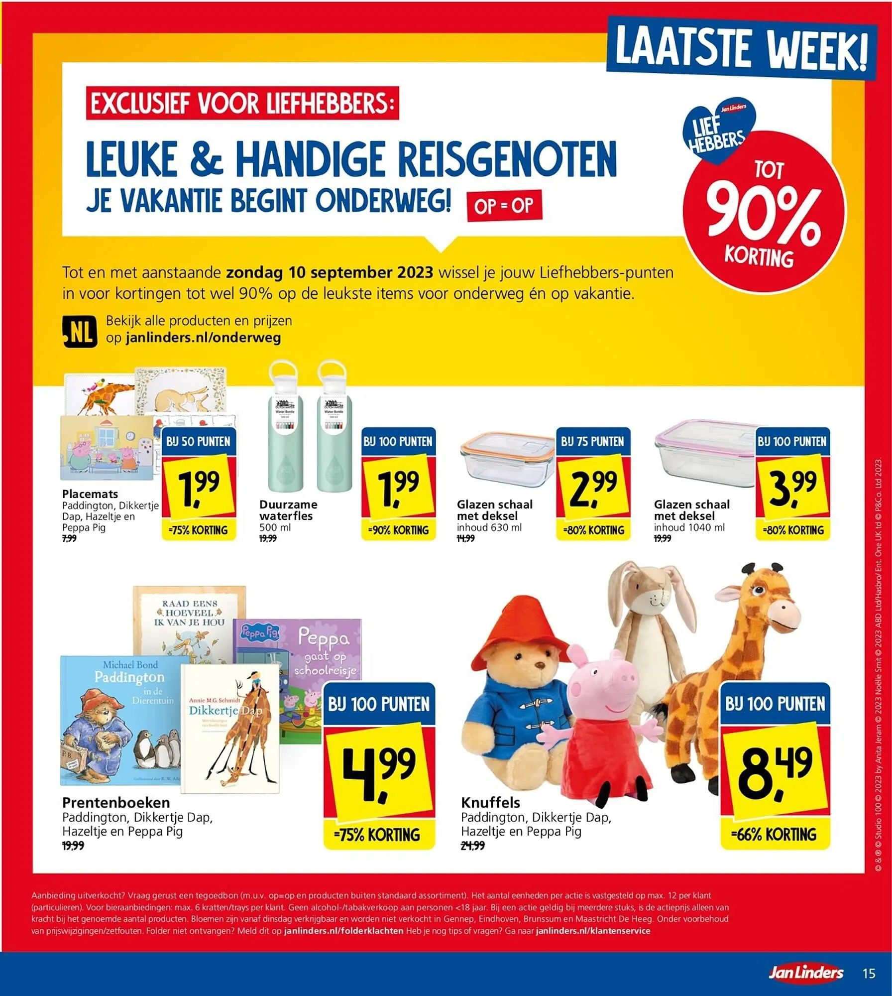 Jan Linders folder van 3 september tot 10 september 2023 - Folder pagina 15