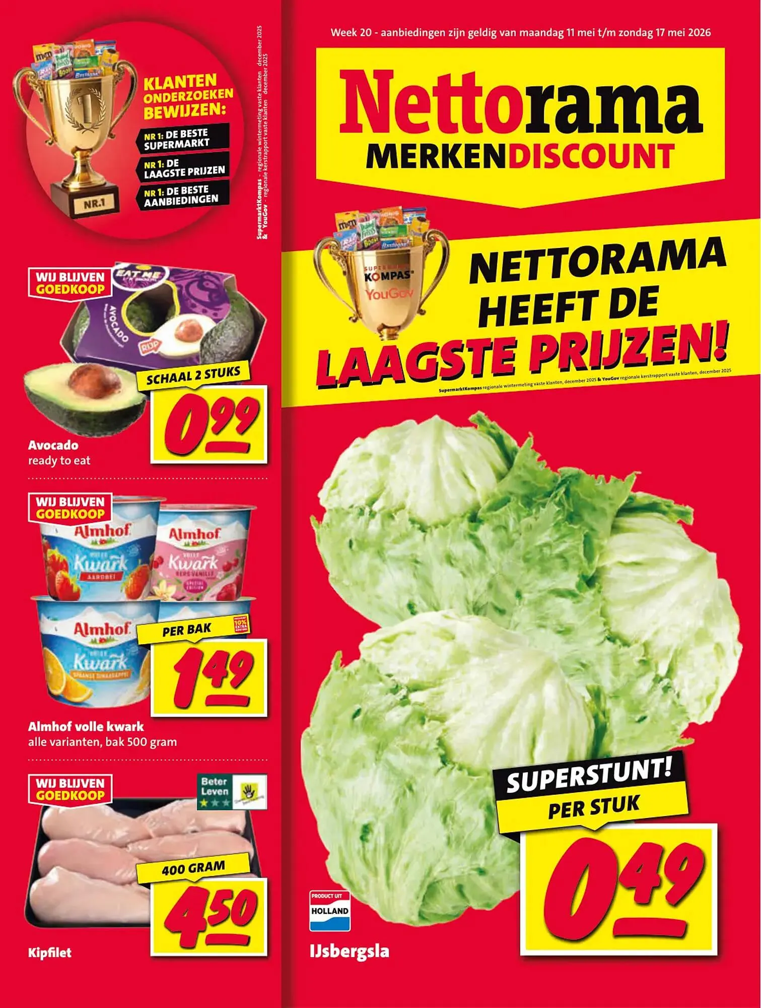 Nettorama folder van 11 mei tot 17 mei 2026 - Folder pagina 1
