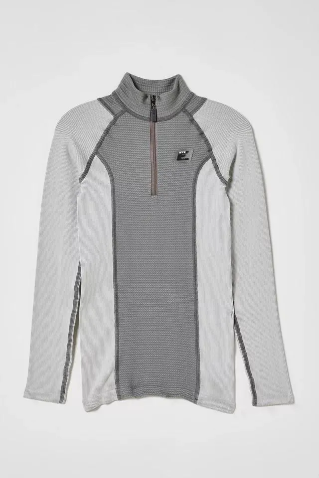 iets frans… Waffle Knit 3/4 Zip Track Top