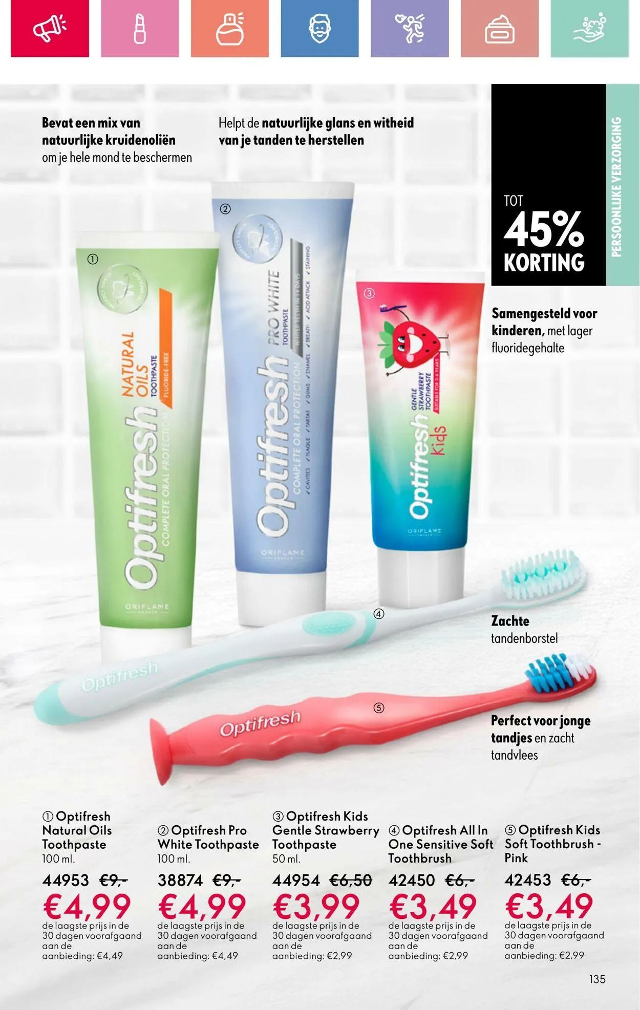 Oriflame Actuele folder van 24 augustus tot 7 september 2025 - Folder pagina 135