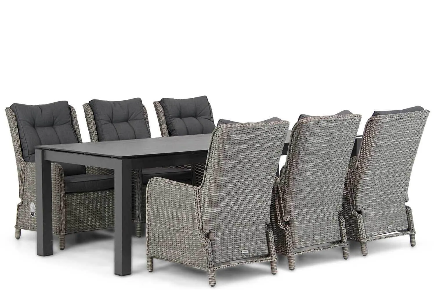 Garden Collections Kingston/Yukon 240 cm dining tuinset 7-delig