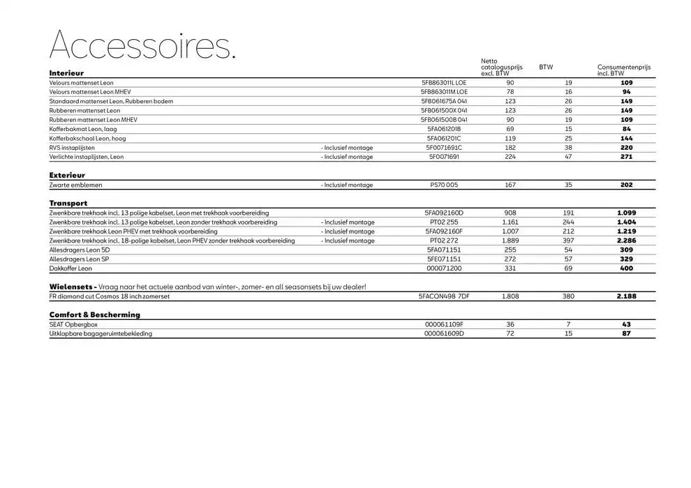 SEAT Leon van 22 januari tot 22 januari 2026 - Folder pagina 12