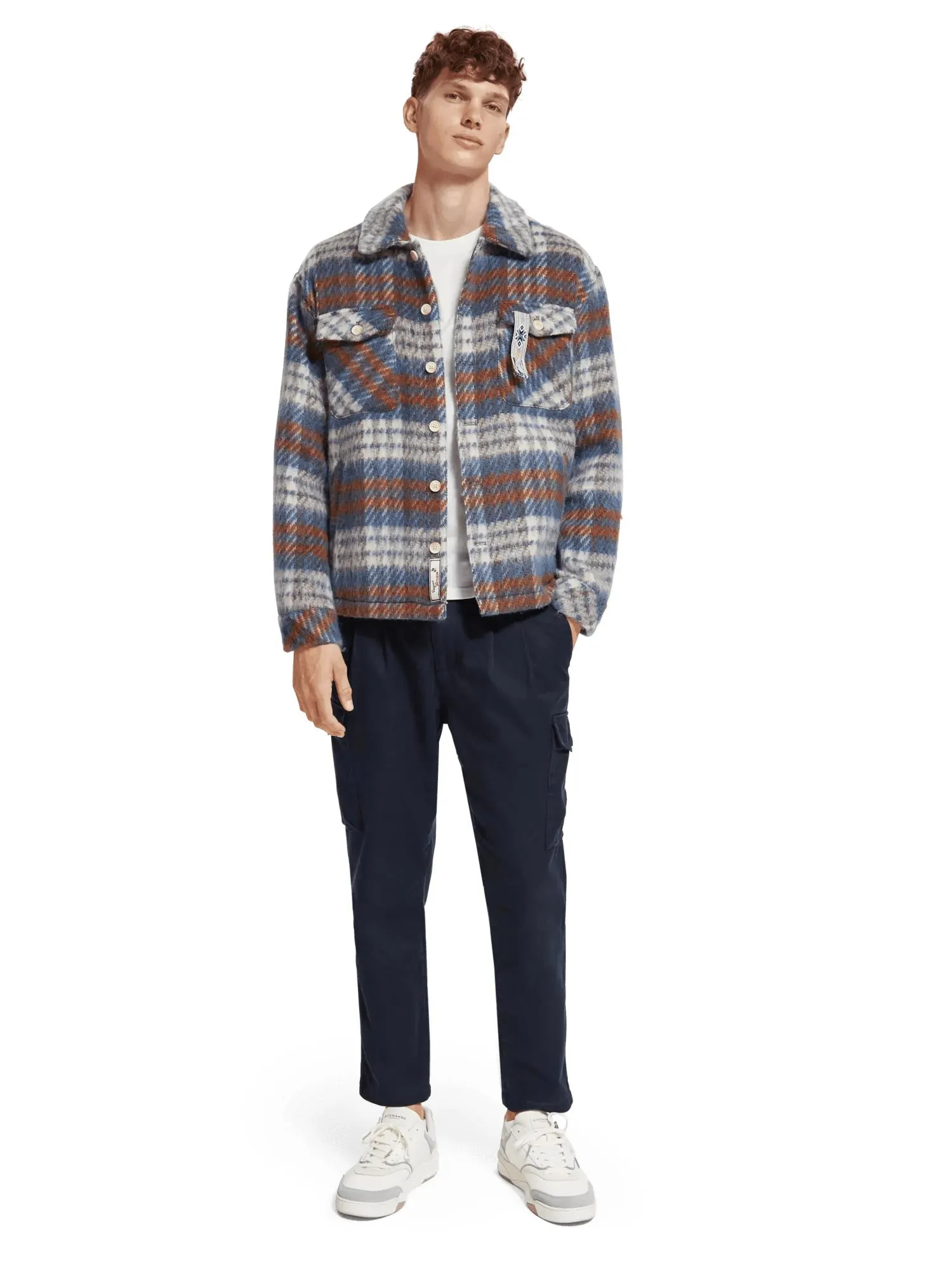 The Twilt pleated twill cargo chinos