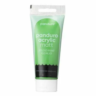 Panduro acrylverf mat - 100 ml - cadmiumgroen donker