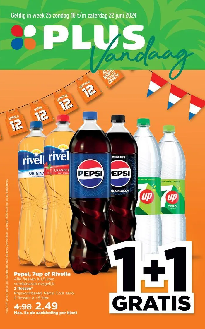 Folder Plus van 16 juni tot 22 juni 2024 - Folder pagina 1