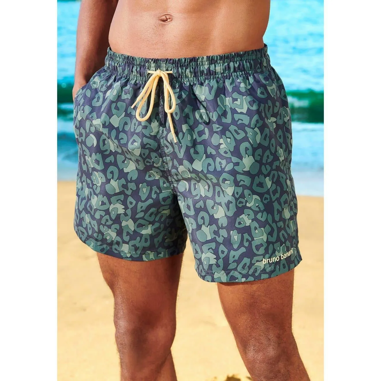 Bruno Banani Zwemshort met dierenprint