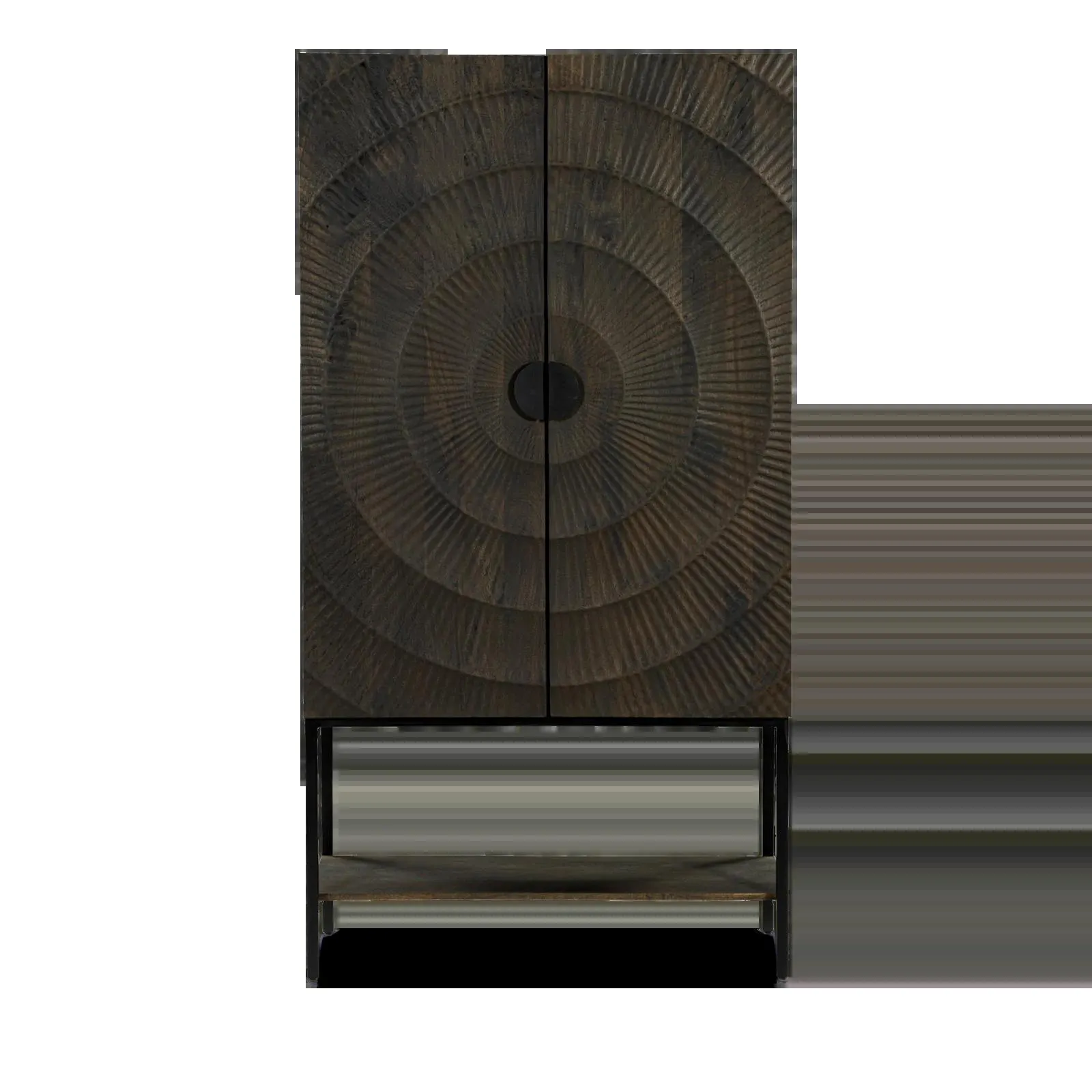 Opbergkast (hoog) Curling - Cacao Brown