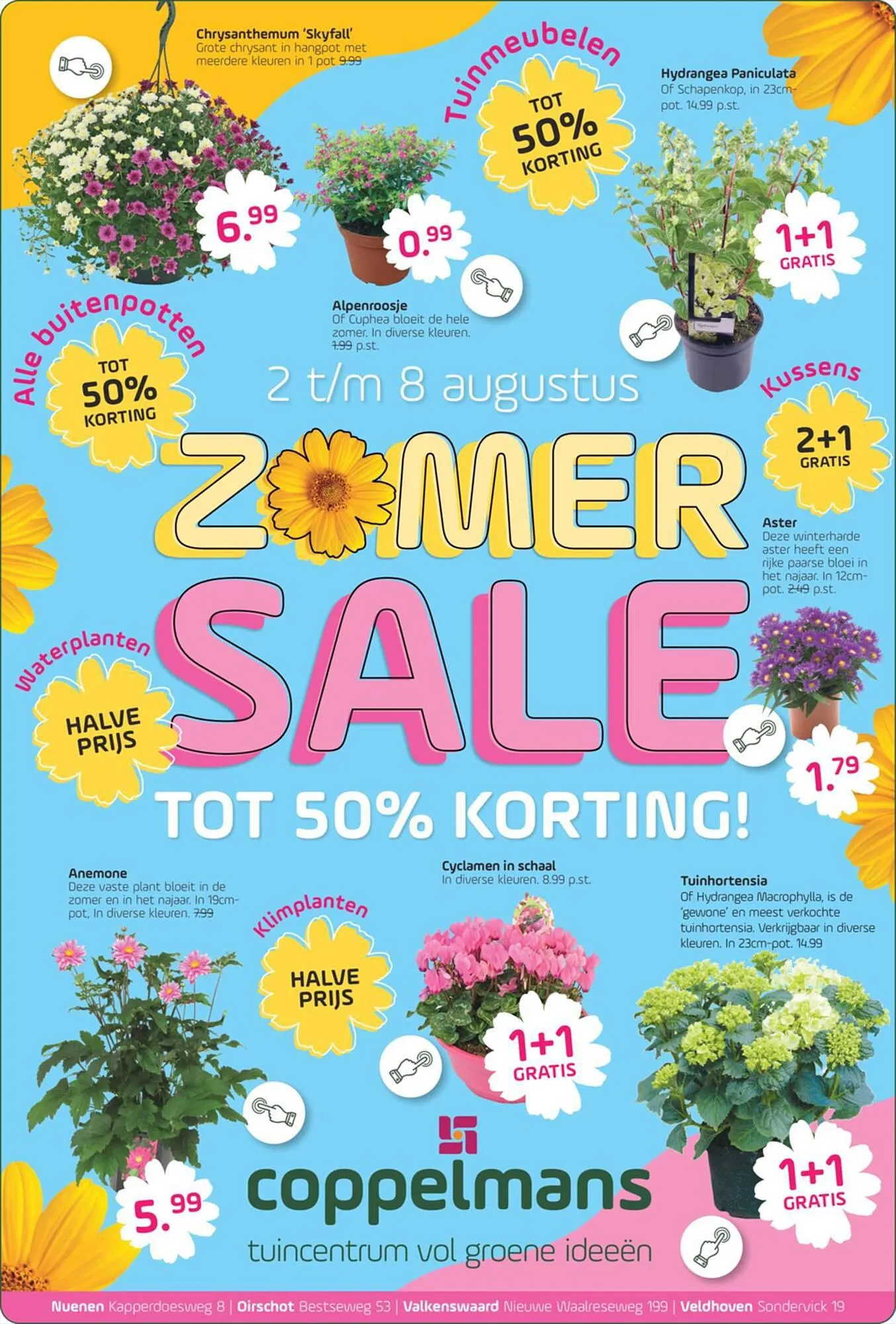 Coppelmans folder van 1 augustus tot 8 augustus 2023 - Folder pagina 1