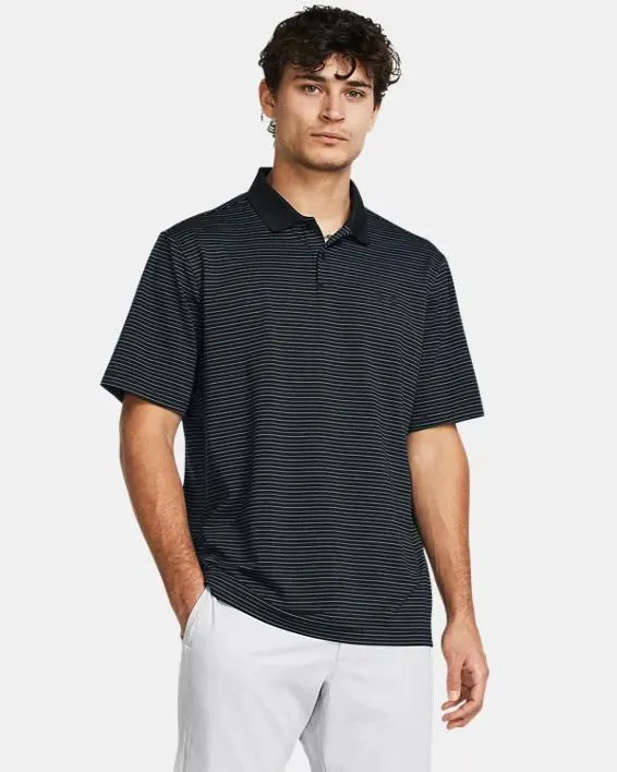 Polo a rayas UA Performance 3.0 para hombre