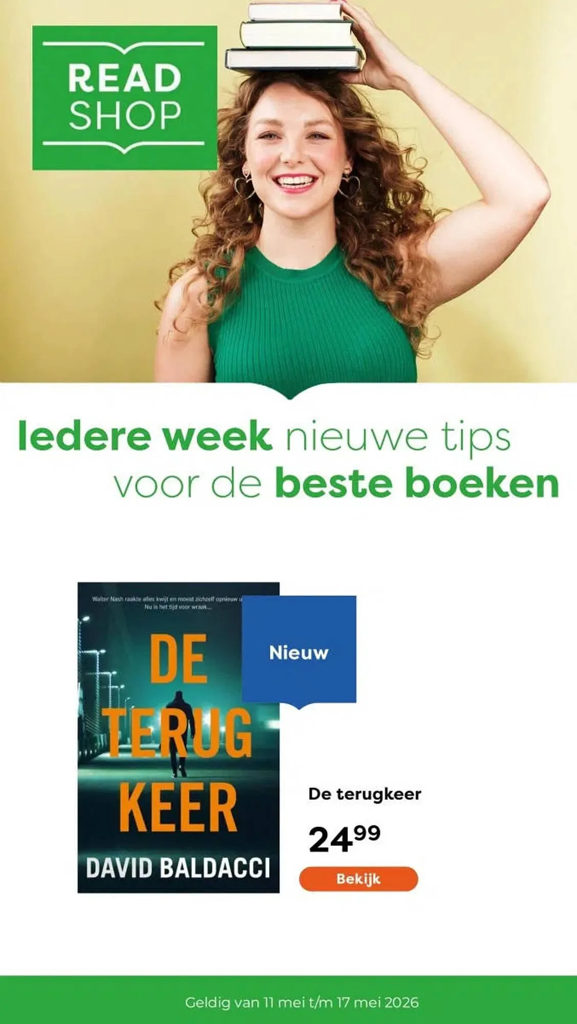 The Read Shop folder van 11 mei tot 17 mei 2026 - Folder pagina 1