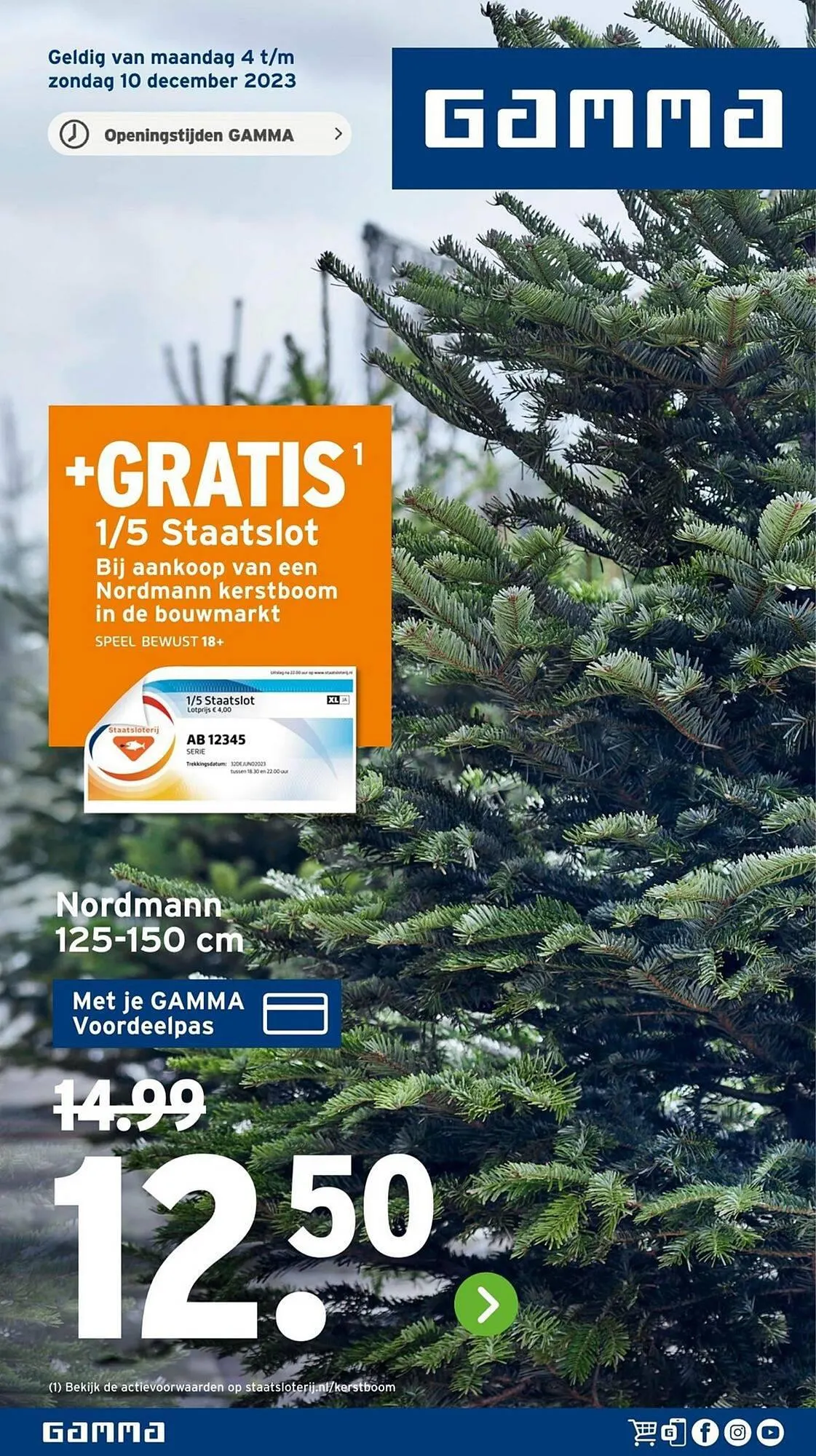 GAMMA folder van 4 december tot 10 december 2023 - Folder pagina 1