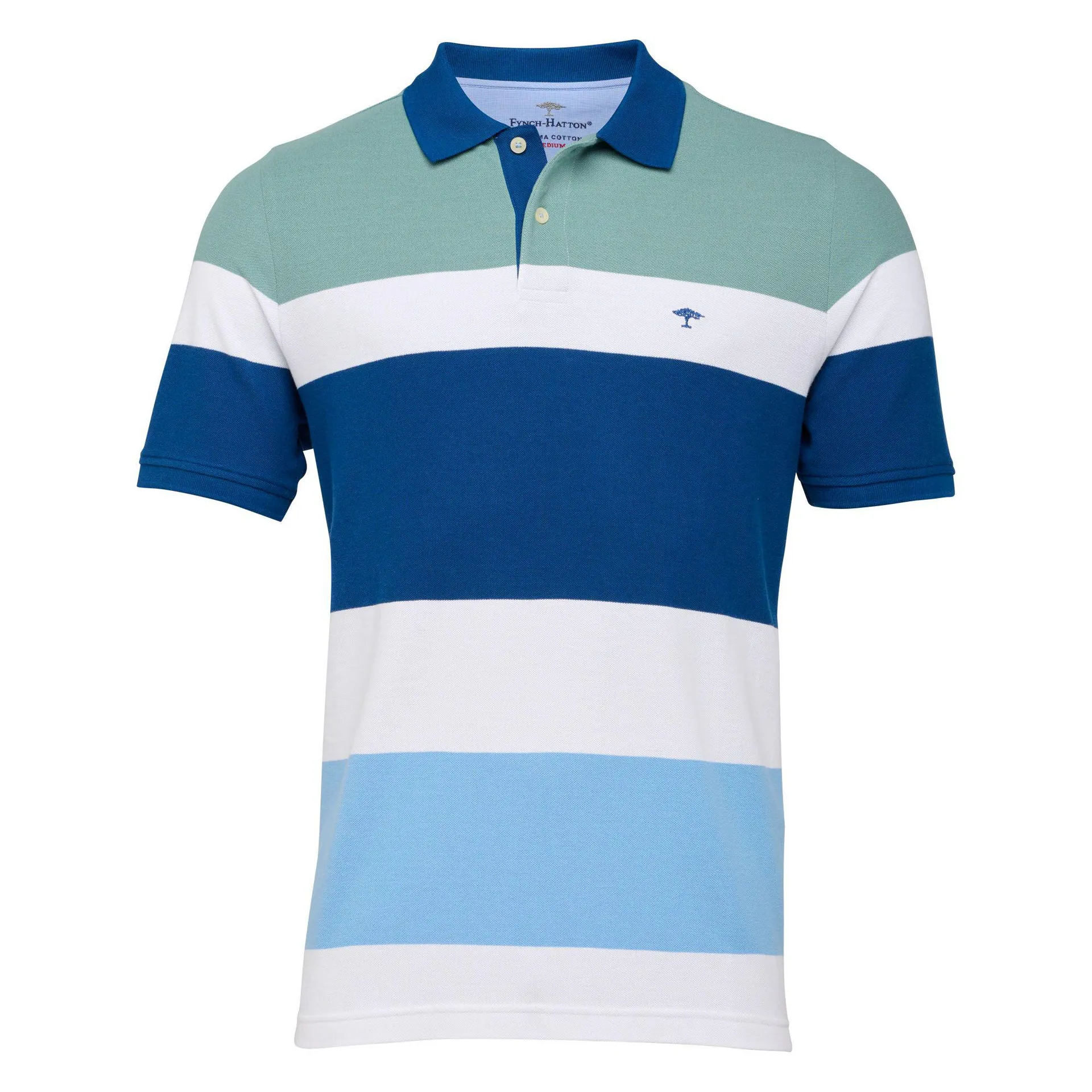 Gestreepte Katoenen Polo