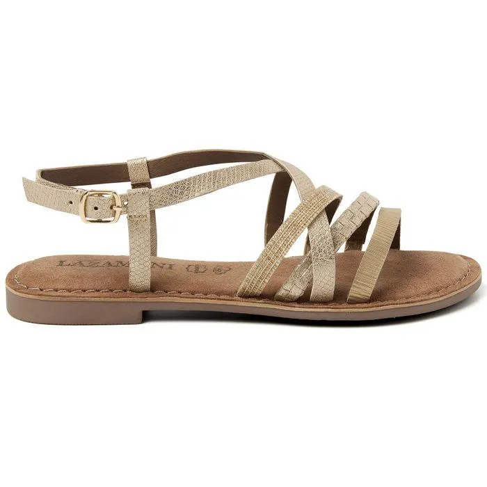 Zuri sandalen dames gold