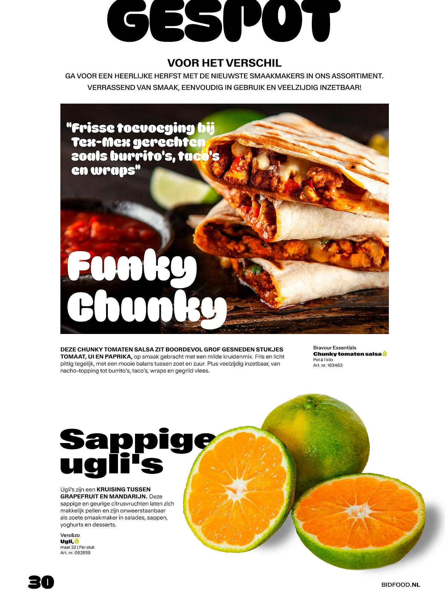 Bidfood folder van 1 augustus tot 30 november 2025 - Folder pagina 30