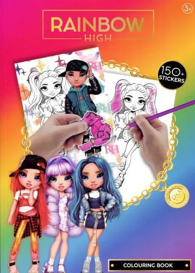 Rainbow High colouring book