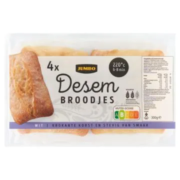 Jumbo - Desem Broodjes - 4 Stuks