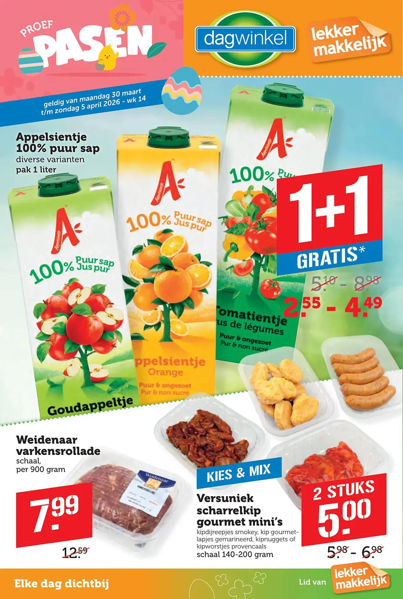 Dagwinkel folder van 30 maart tot 5 april 2026 - Folder pagina 1