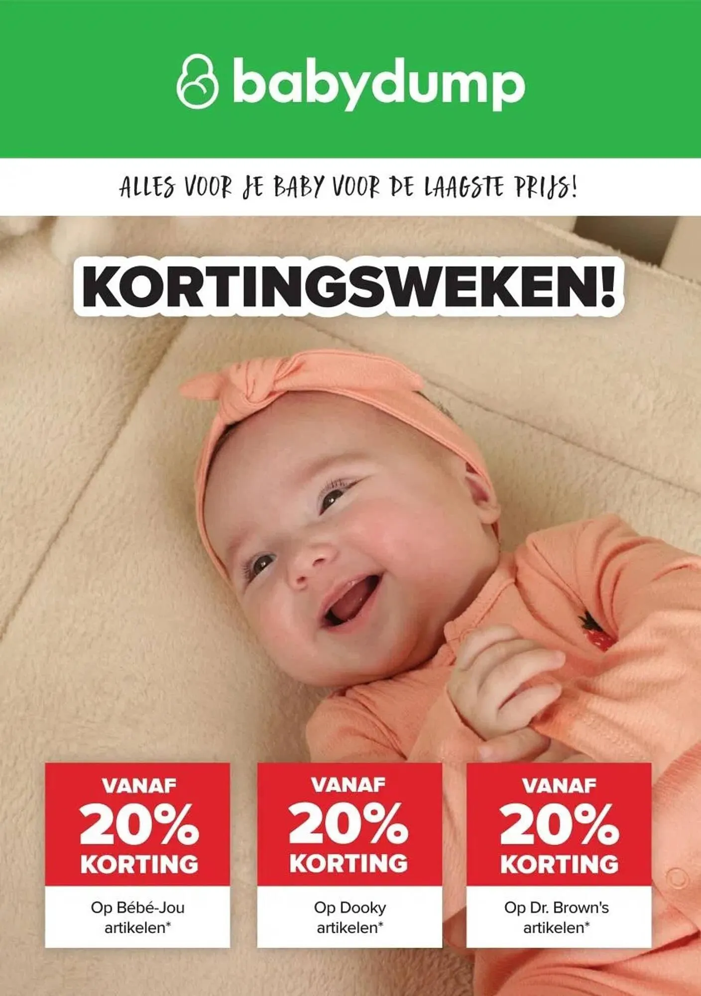 Baby-Dump folder van 10 maart tot 6 april 2026 - Folder pagina 1