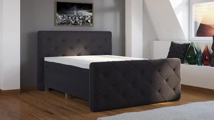 Boxspring Magnifique Stof Compleet Inclusief Voetbord