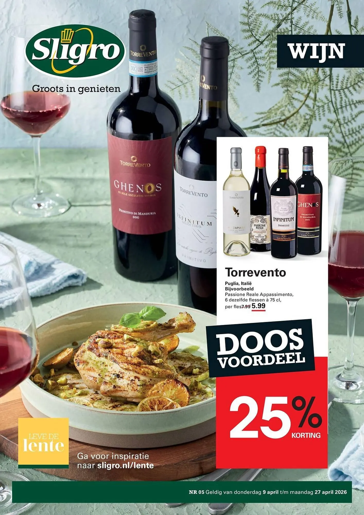 Sligro folder van 9 april tot 27 april 2026 - Folder pagina 1