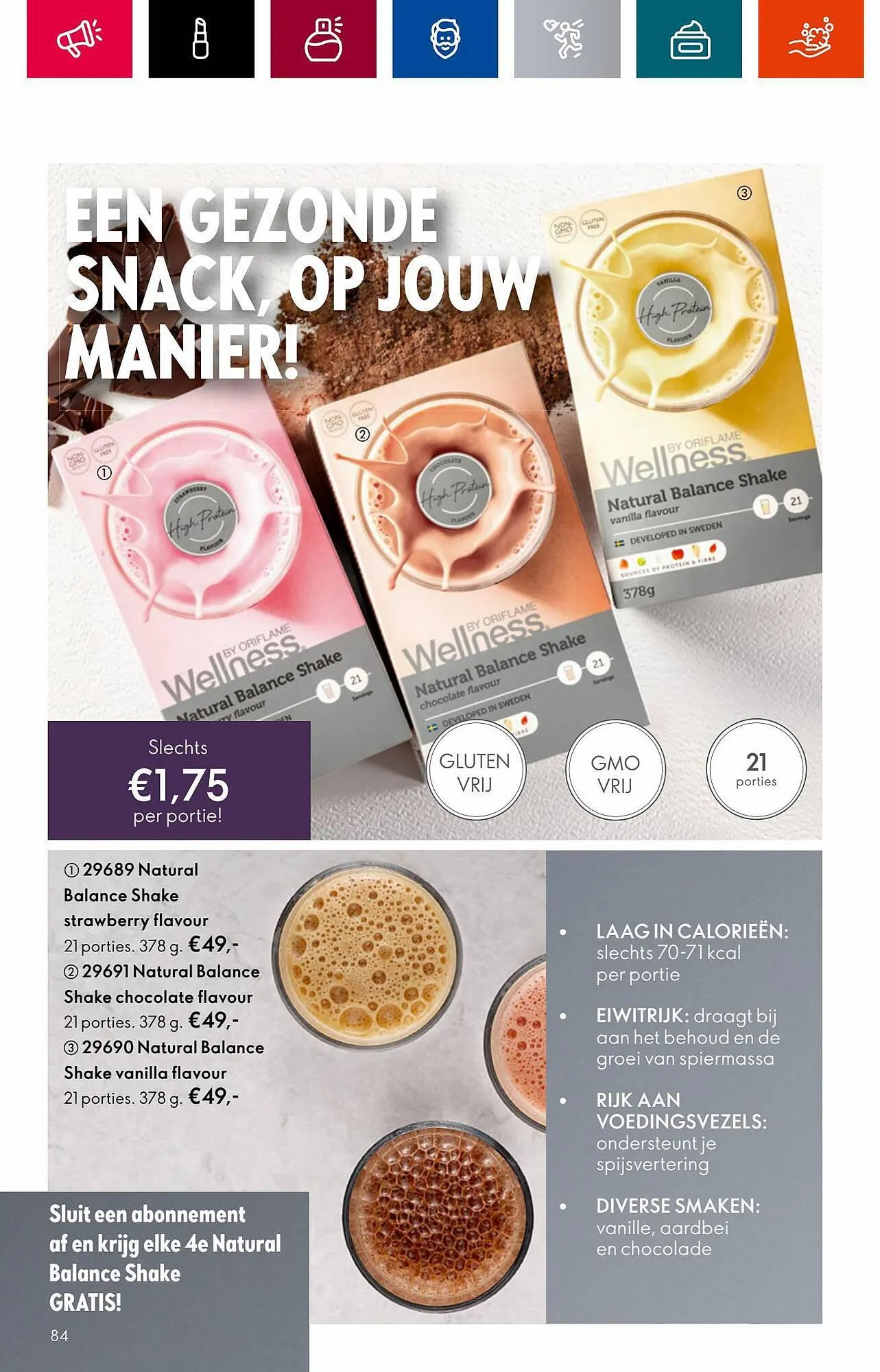 Oriflame folder van 18 juli tot 1 augustus 2023 - Folder pagina 84