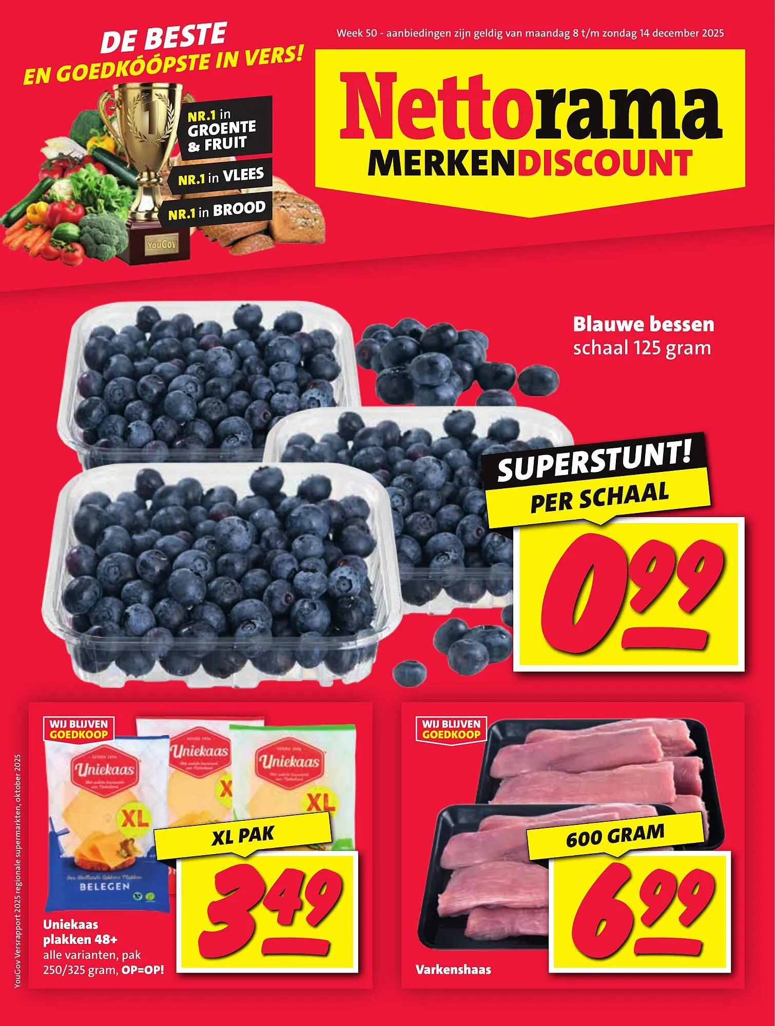 Nettorama folder van 8 december tot 14 december 2025 - Folder pagina 1