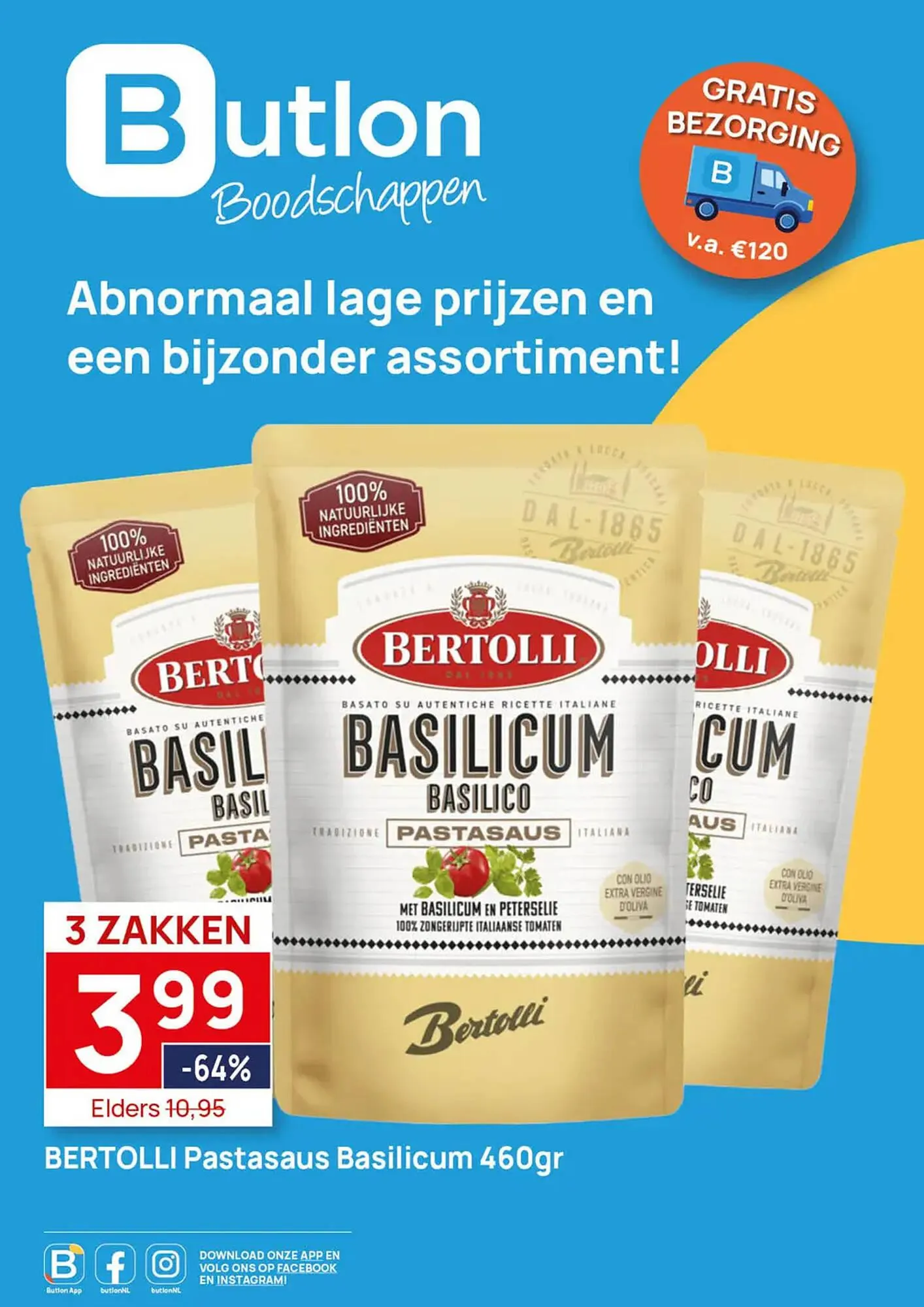 Butlon folder van 1 april tot 7 april 2026 - Folder pagina 1