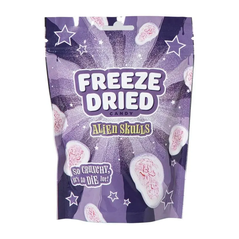 Freeze dried candy alien skulls - 57 gram