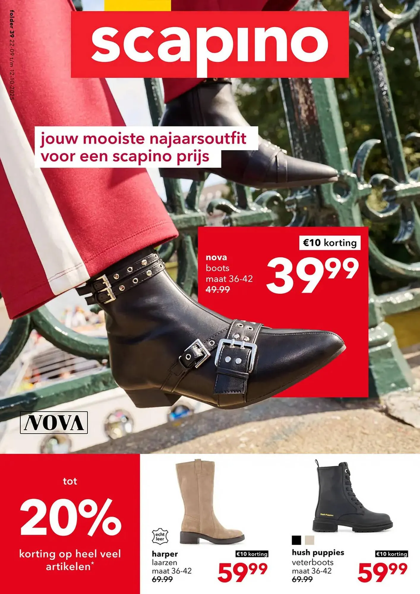 Scapino folder van 22 september tot 12 oktober 2025 - Folder pagina 1