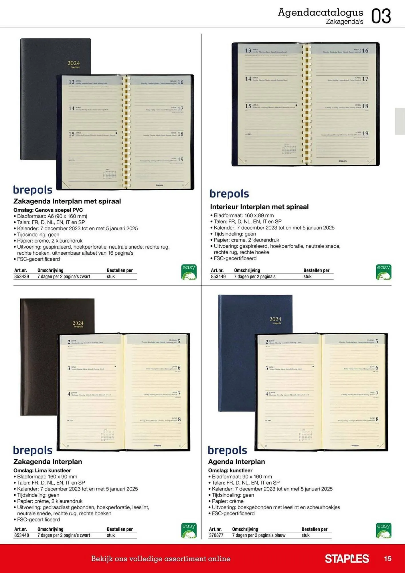 Staples folder van 17 november tot 31 december 2023 - Folder pagina 6