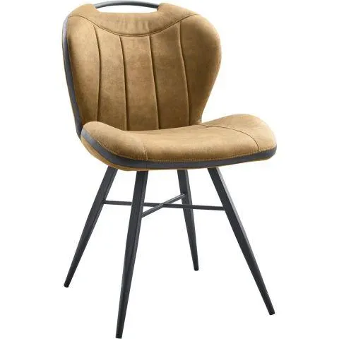 Eetkamerstoel Tantini microvezel luxor cognac