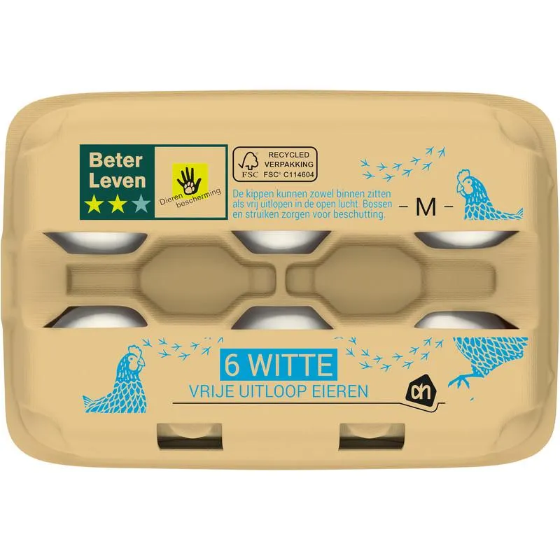 AH Witte vrije uitloopeieren M