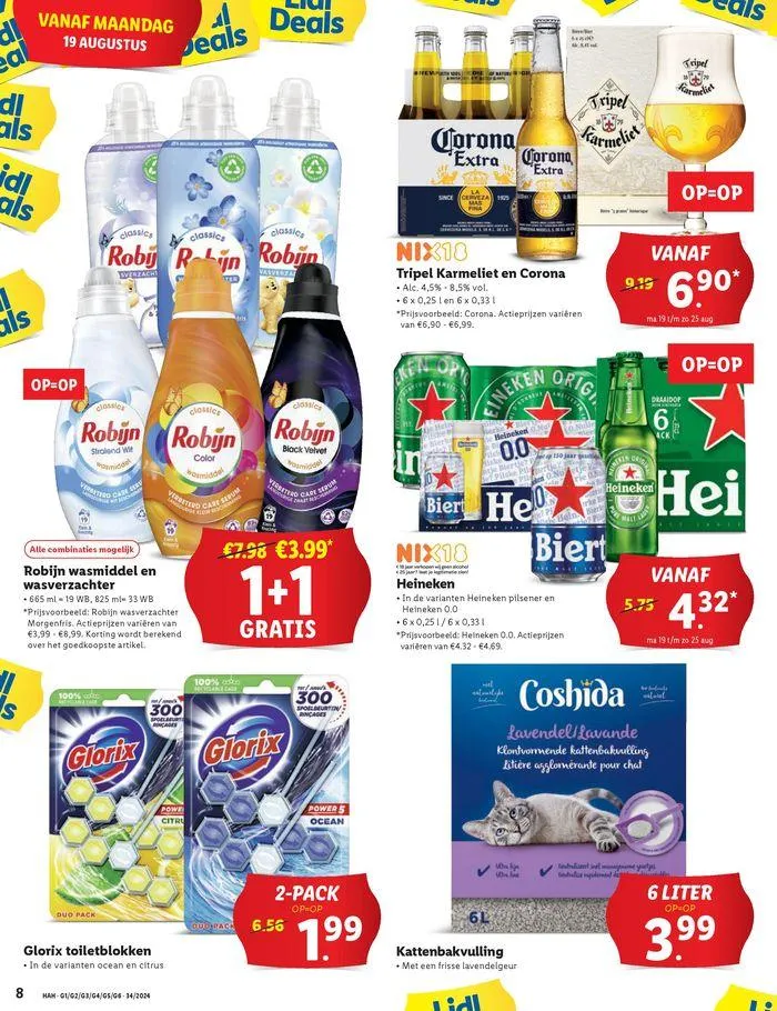 Actuele deals en aanbiedingen van 15 augustus tot 28 augustus 2024 - Folder pagina 8