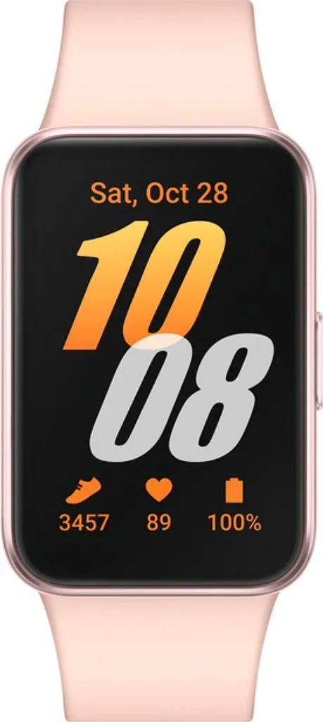 Samsung Galaxy Fit3 Fitnesstracker pink - 1.6 AMOLED, 13 Tage Akkulaufzeit"