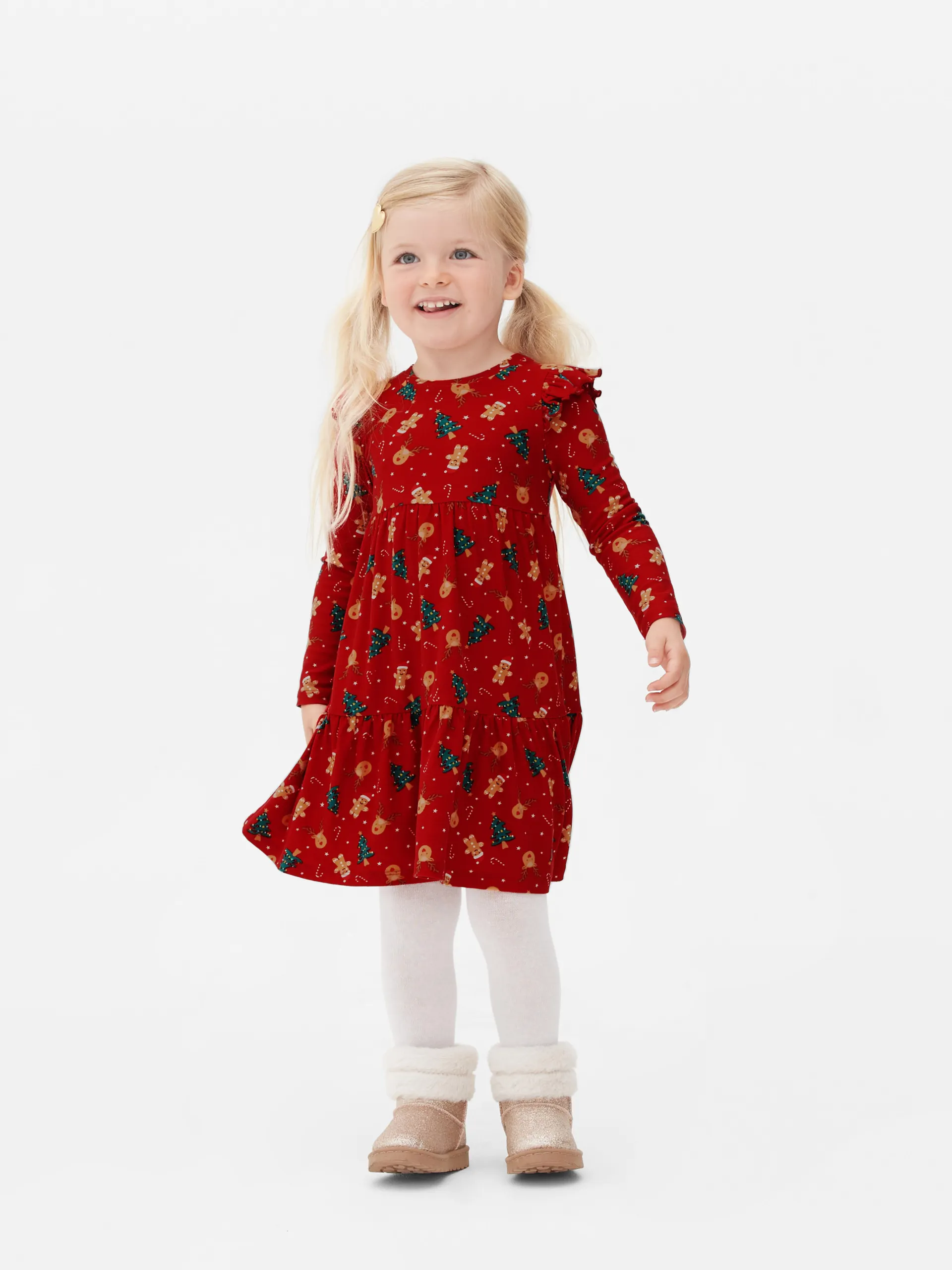 Kerstjurk met stroken