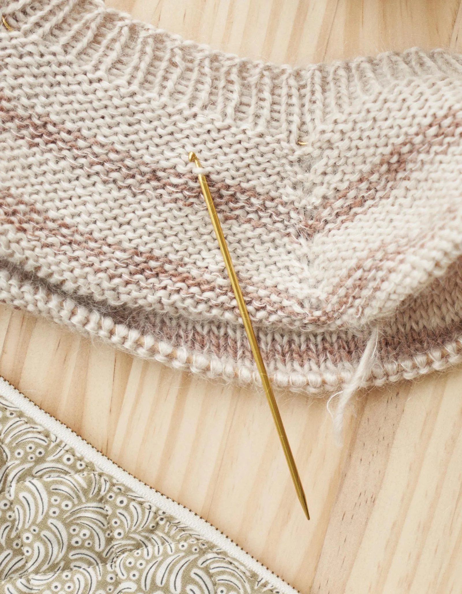 Herstelnaald voor breien