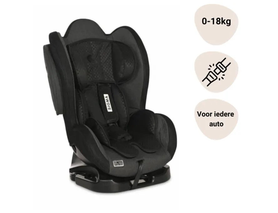 Autostoel Lorelli Sigma 0-1-2 Black
