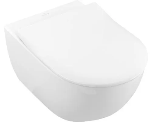 VILLEROY & BOCH Spoelrandloos toilet Subway 2.0 incl. softclose wc-bril met quick-release