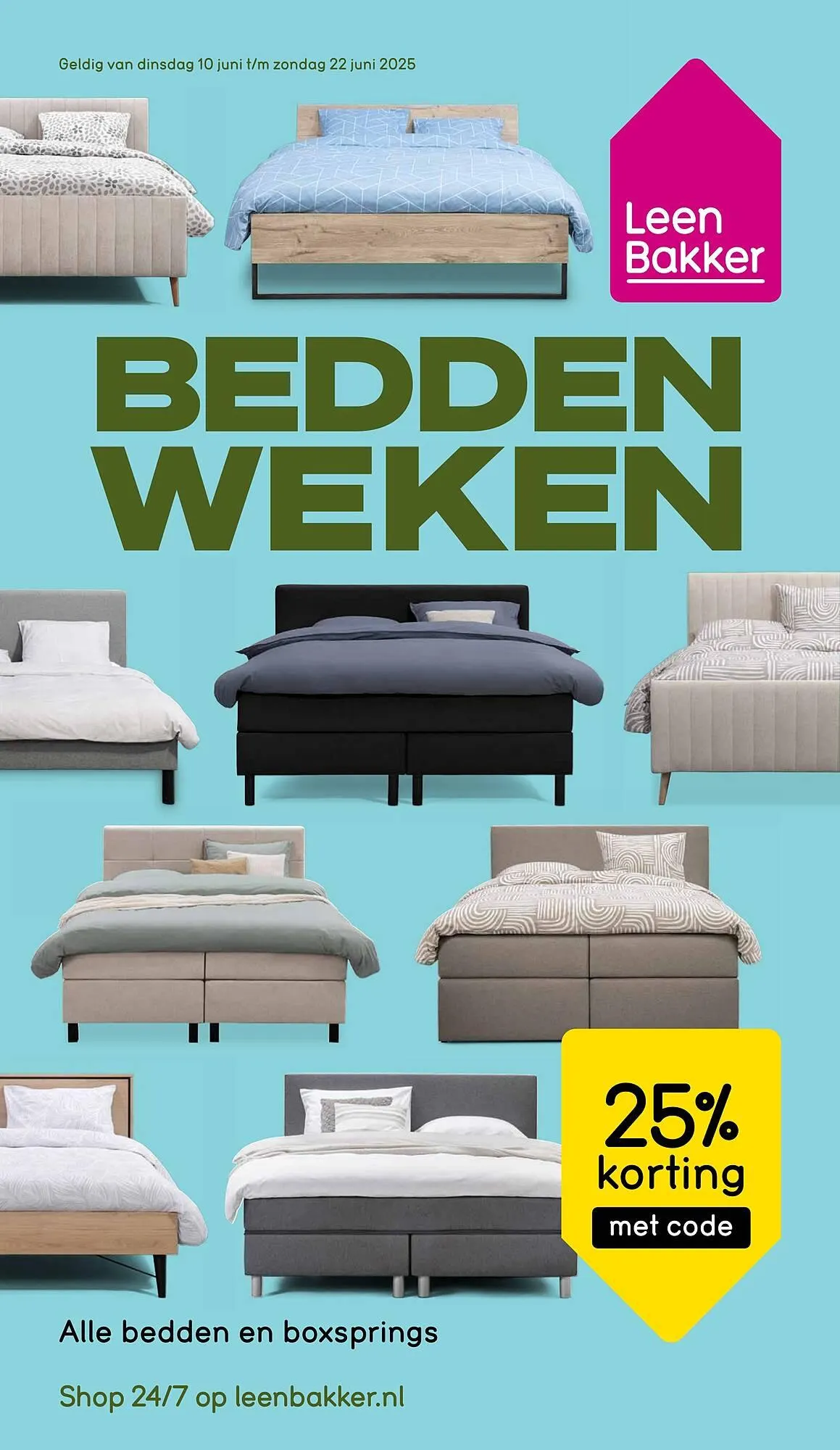 Leen Bakker folder van 10 juni tot 22 juni 2025 - Folder pagina 1