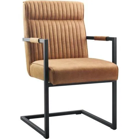 Armstoel Dantero (met handgreep) cognac