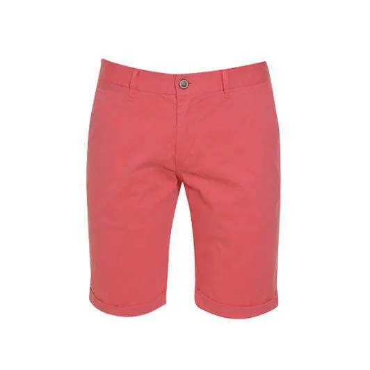 Chino Korte Broek Coral