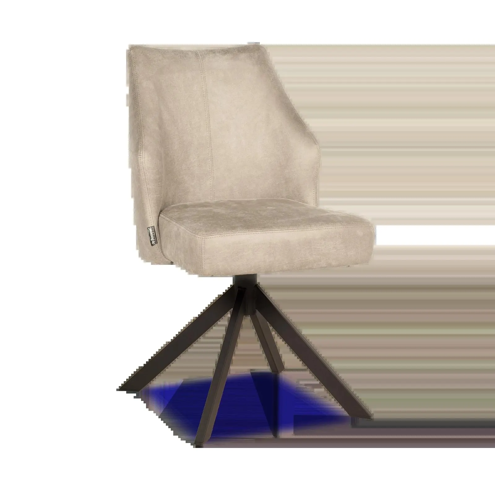 Eetkamerstoel Alicia (poot A - zwart) - Oxx Shell