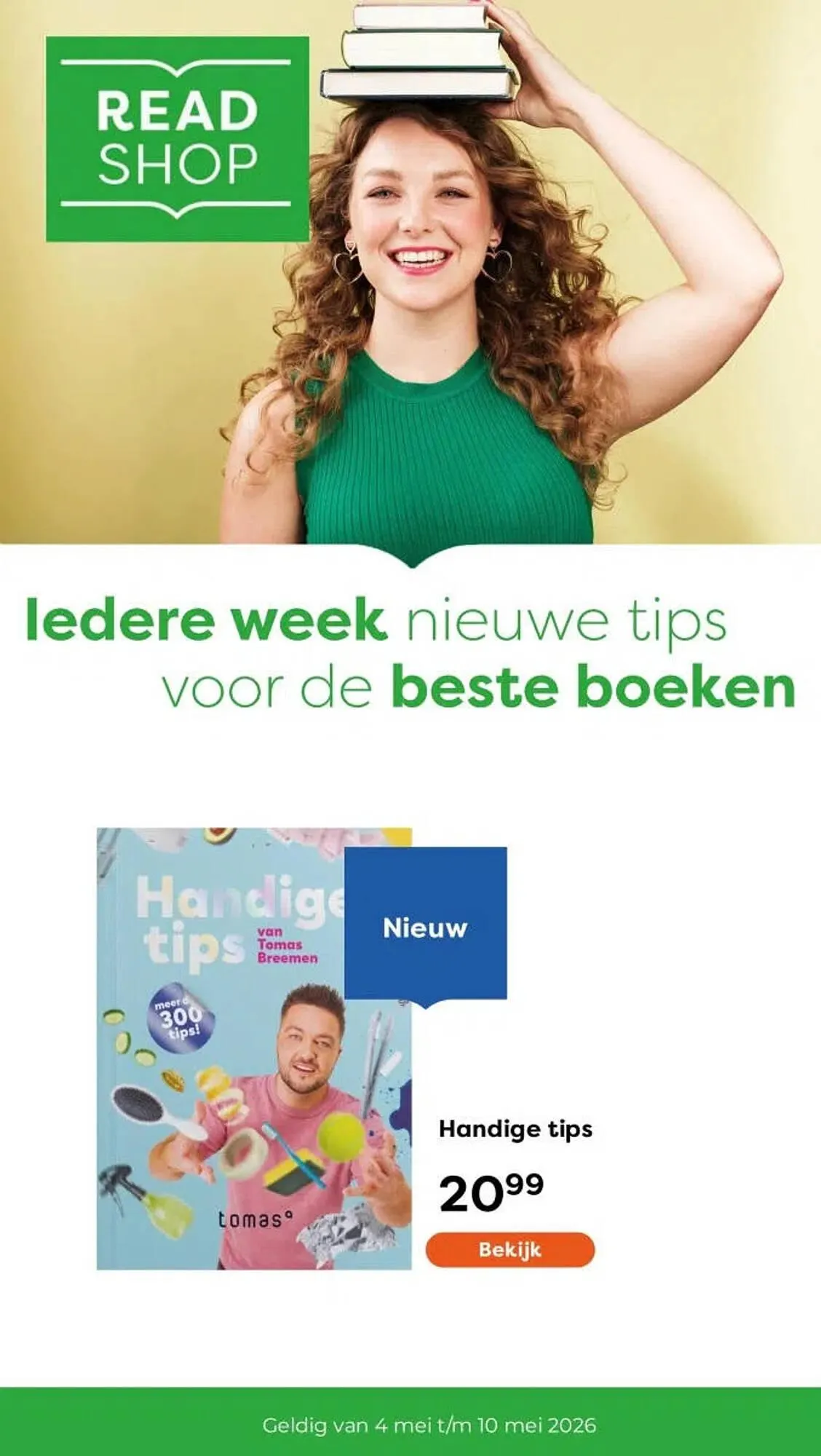 The Read Shop folder van 4 mei tot 10 mei 2026 - Folder pagina 1