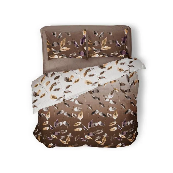Elegance Dekbedovertrek Micropercal Balu - bruin