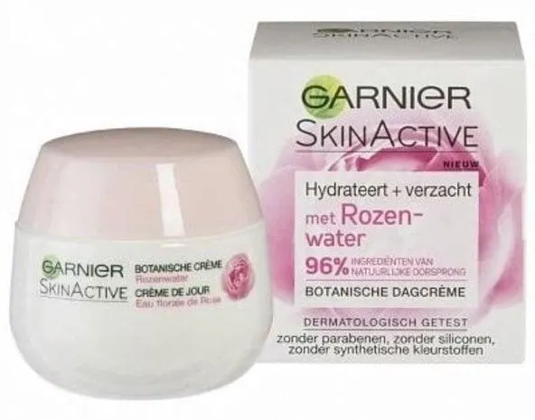 Garnier Skin Active Dagcrème Hydrateert+Verzacht - Rozenwater 50 ml