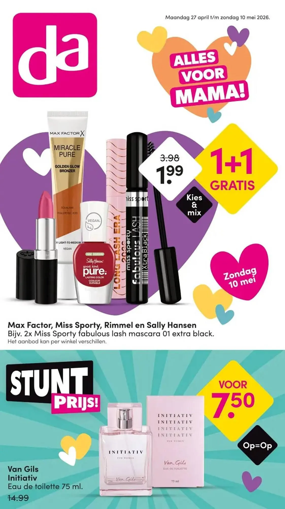 DA folder van 27 april tot 10 mei 2026 - Folder pagina 1
