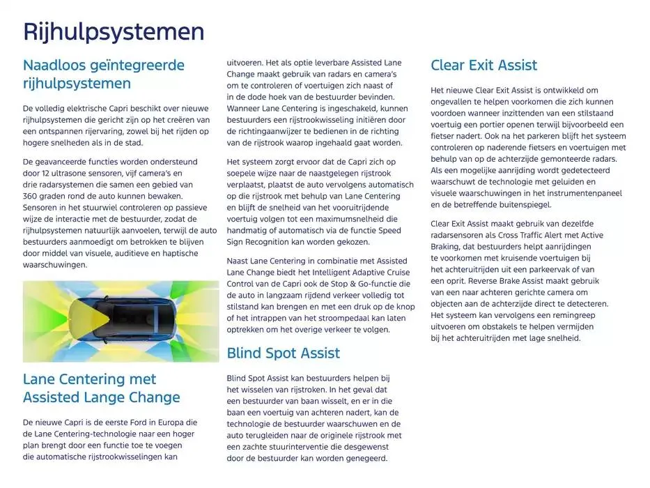 De Nieuwe Volledig Elektrische Capri van 19 november tot 30 juni 2025 - Folder pagina 16