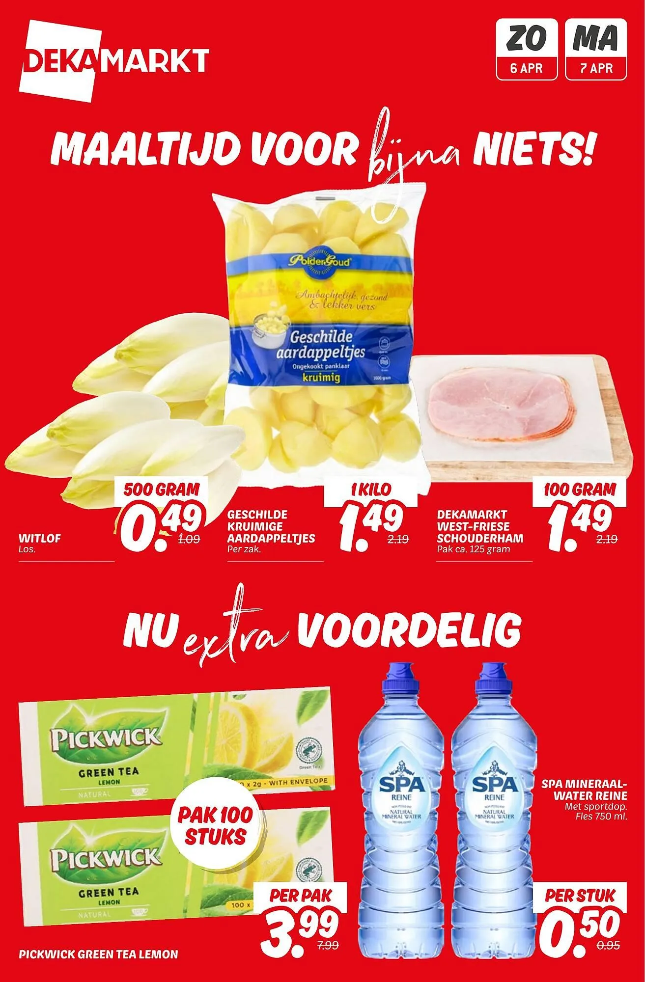 Dekamarkt folder - Nu of Nooit voordeel - 1