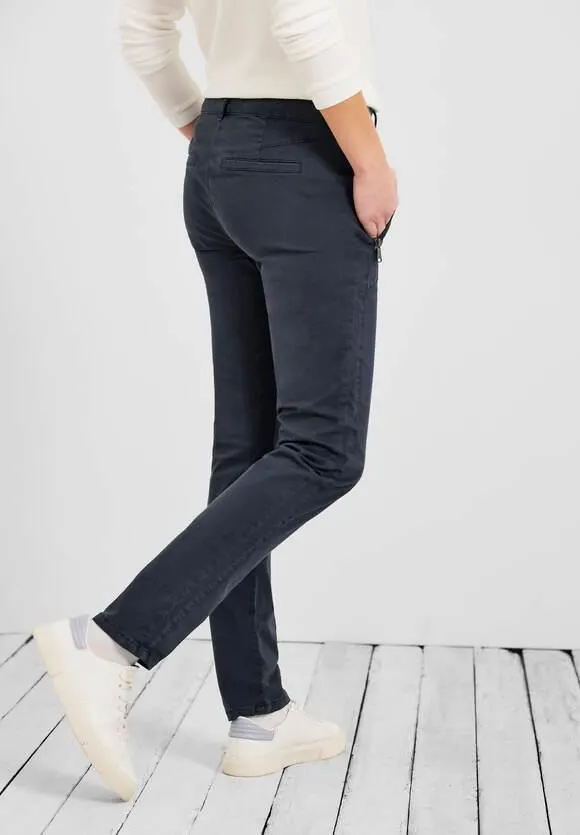 Loose fit broek met rits